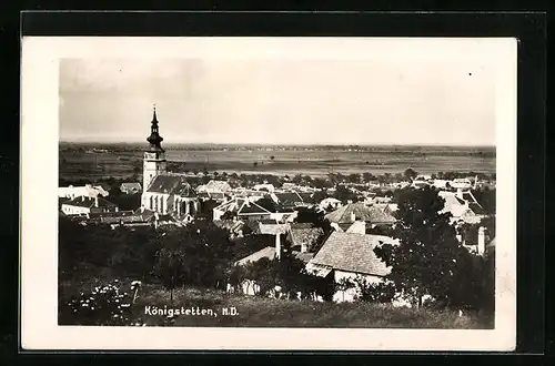 AK Königstetten, Generalansicht mit der Kirche