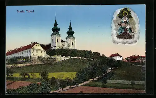 AK Maria Taferl, unter der Basilika, Gnadenbild
