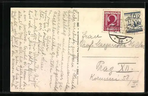 AK Gutenstein, Ortstotale unter der Ruine