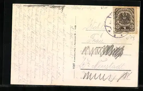 AK Lunz, Generalansicht mit Scheiblingstein