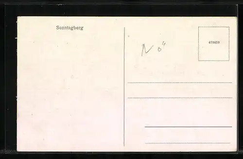 AK Sonntagberg, Blick hinauf zur katholischen Wallfahrtskirche