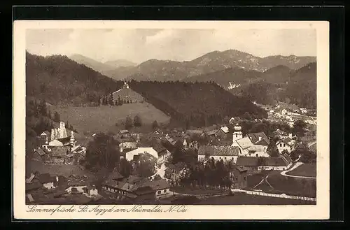 AK St. Aegyd am neuwalde, Ortstotale im Tal