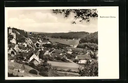 AK Rechtenstein a. Donau, Generalansicht der Ortschaft