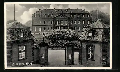 AK Neuwied a. Rhein, Blick auf das Schloss