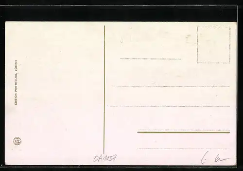 AK St. Gertraud - Sulden, Ansicht gegen den Ortler