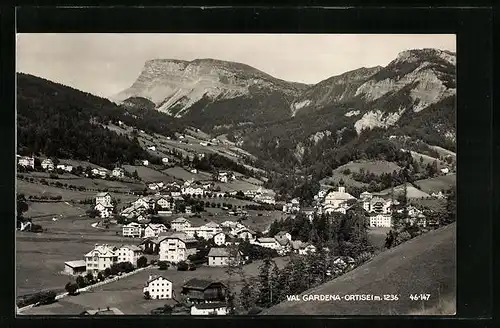 AK Ortisei, Val Gardena, Generalansicht