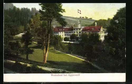 AK Weissbad, Totale vom Kurhaus
