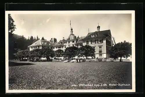 AK Weissbad, Hotel-Kurhaus, Vorderansicht