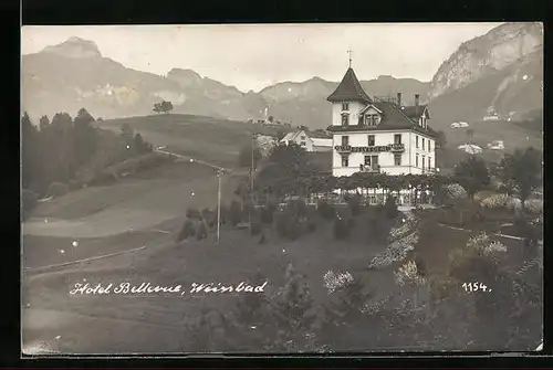 AK Weissbad, Blick auf das Hotel Belvédère
