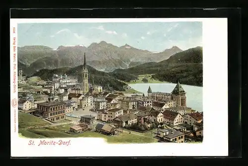 AK St. Moritz-Dorf, Gesamtansicht