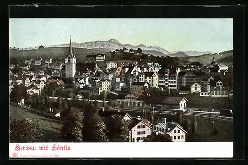 AK Herisau, Panorama mit Säntis