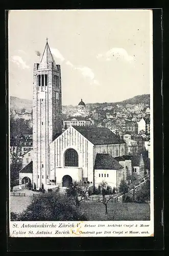 AK Zürich, St. Antoniuskirche