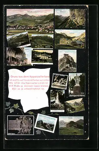 AK Appenzell, Weissbad, Säntis, Ebenalp