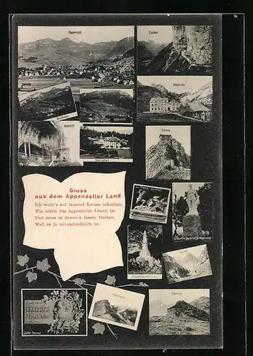 AK Appenzell, Weissbad, Säntis, Ebenalp