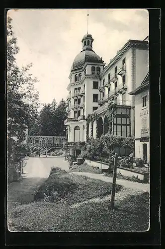 AK Seelisberg, Ortspartie mit Gasthof