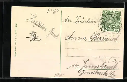 AK Sterzing, Pfarrkirche und Deutsch-Ordenshaus