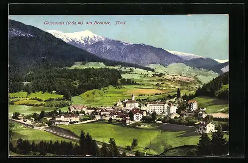 AK Gossensass am Brenner, Panorama