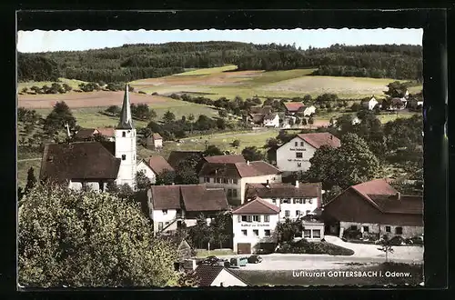 AK Güttersbach i. O., Gesamtansicht mit Gasthof Zur Zentlinde