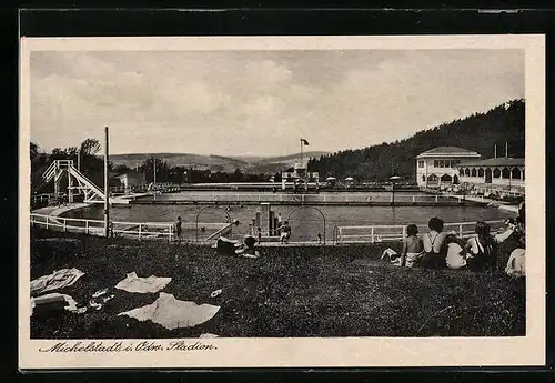 AK Michelstadt i. O., Partie im Stadion