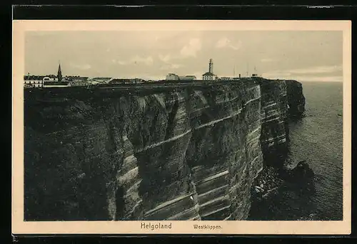 AK Helgoland, Idylle an den Westklippen