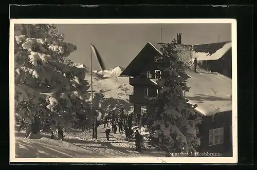 AK Kitzbühel, Sporthotel Hochbrunn im Winter