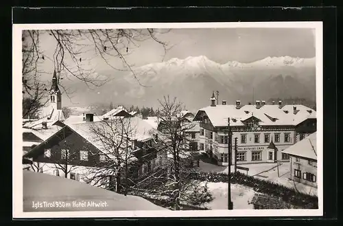 AK Igls, Hotel Almwirt im Winter