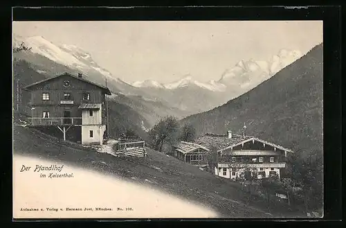 AK Ebbs, Gasthaus Pfandlhof im Kaiserthal