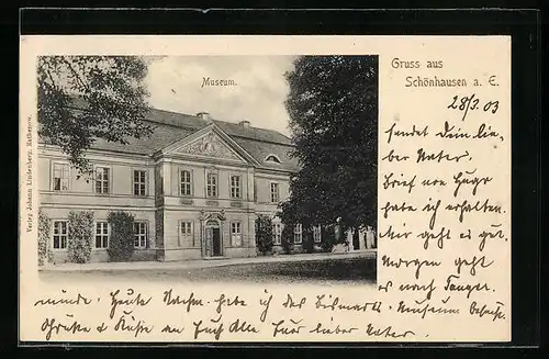 AK Schönhausen a. E., Museum