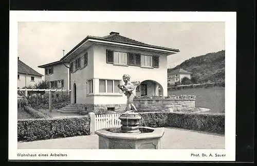 AK Zwingenberg /Hessen, Deutsche Milchwerke, Wohnhaus eines Arbeiters
