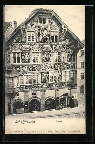 AK Schaffhausen, Haus zum Ritter