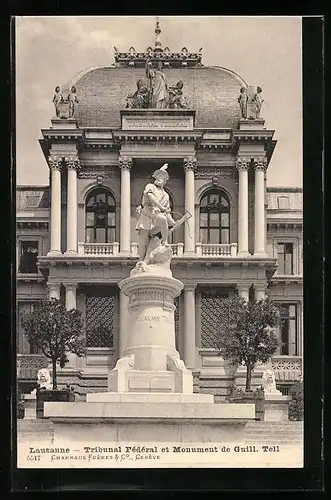 AK Lausanne, Tribunal Fédéral et Monument de Guill. Tell