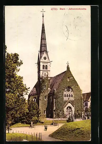 AK Bern, an der Johanniskirche