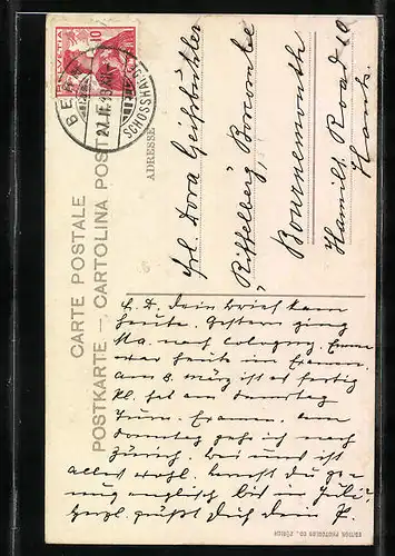 AK Bern, an der Johanniskirche