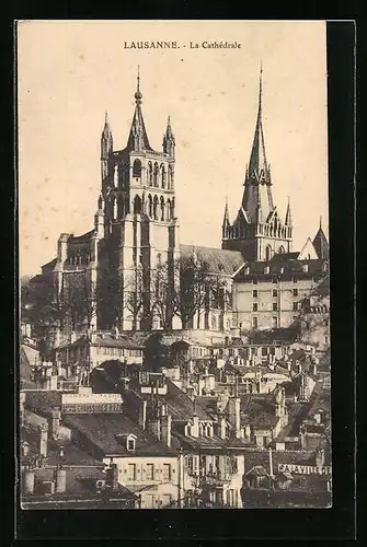 AK Lausanne, le Cathédrale