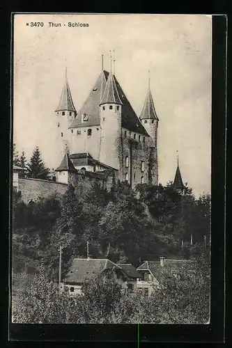 AK Thun, Blick zum Schloss