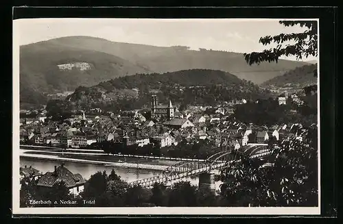 AK Eberbach / Neckar, Totalansicht