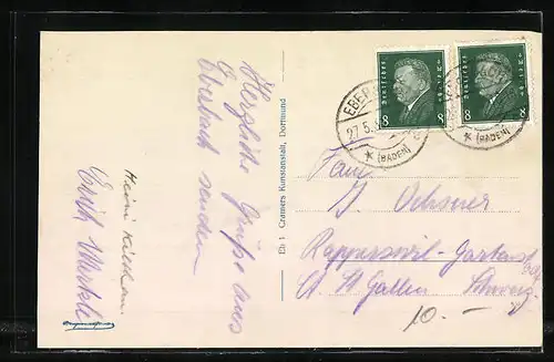 AK Eberbach / Neckar, Totalansicht