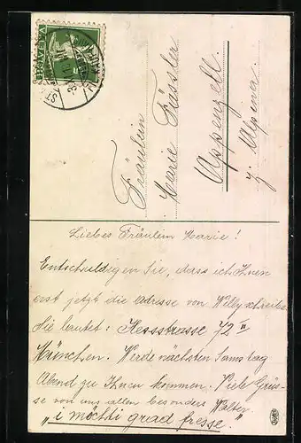 AK Bern, Driefaltigkeitskirche erbaut 1890