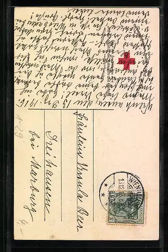 AK Paul von Hindenburg in Uniform mit Orden