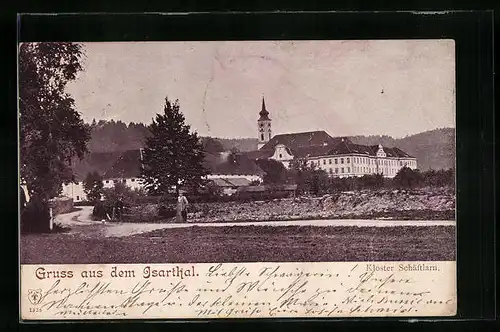 AK Schäftlarn, Kloster im Isartal