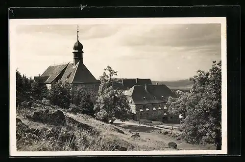 AK Kreuzberg /Rhön, Blick zum Kloster