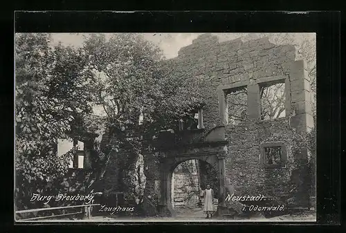 AK Neustadt im Odenwald, Burg Breuberg - Zeughaus