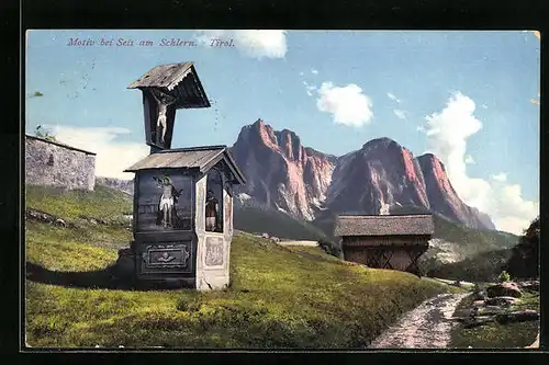 AK Seis am Schlern, Motiv beim Ort