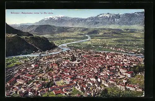 AK Bolzano, Panorama verso la Mendola