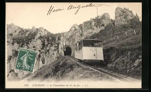 AK Lourdes, Le Funiculaire du Pic du Jer