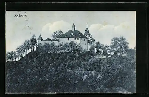AK Kyburg, Blick zum Schloss