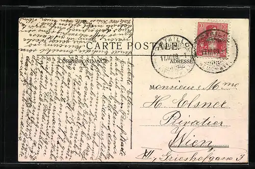 AK Neuchatel, Musèe et bateau à Voile