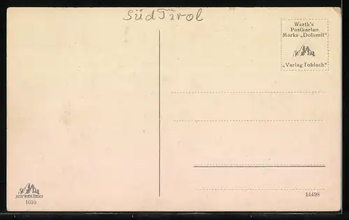 AK Zischglalpe, Gasthaus zur schönen Aussicht