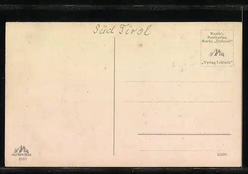 AK Zischglalpe, Gasthaus zur schönen Aussicht