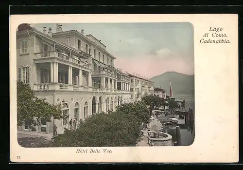 AK Cadenabbia /Lago di Como, Hotel Belle Vue